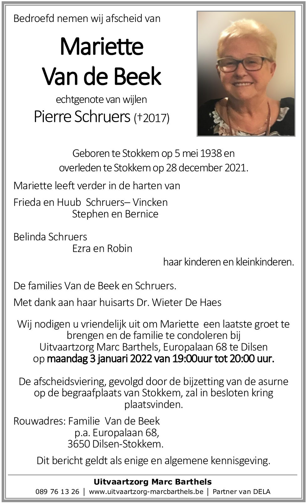 Mariette Van de Beek