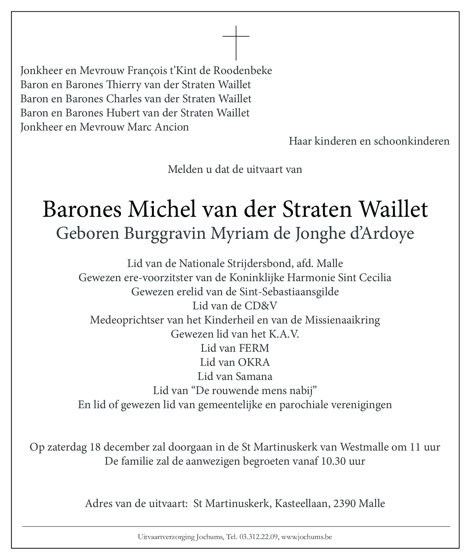 Michel de Jonghe d'Ardoye van der Straten Waillet