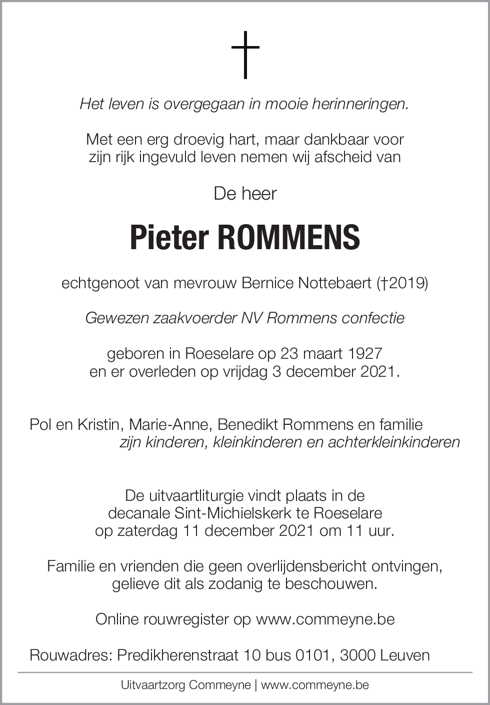Pieter Rommens