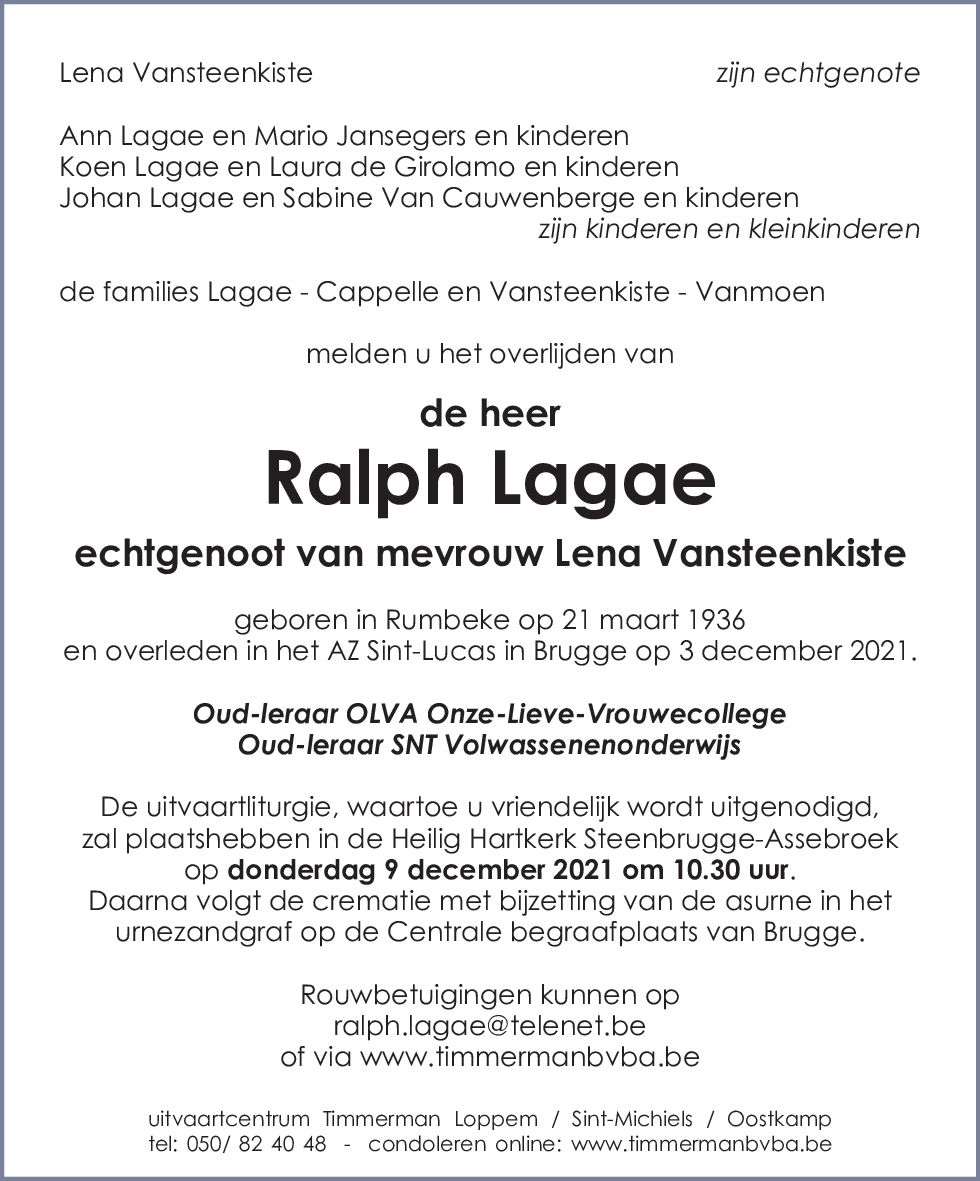Ralph Lagae