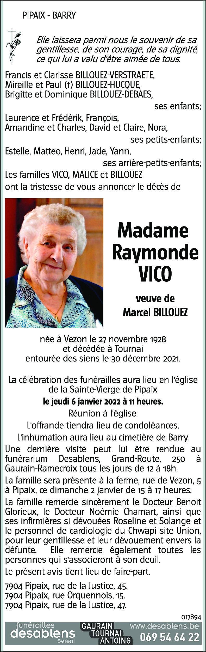 Raymonde VICO