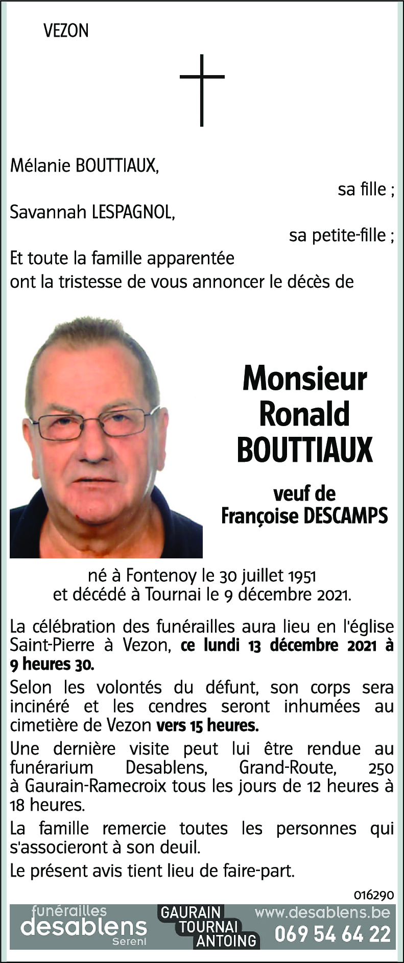 Ronald BOUTTIAUX