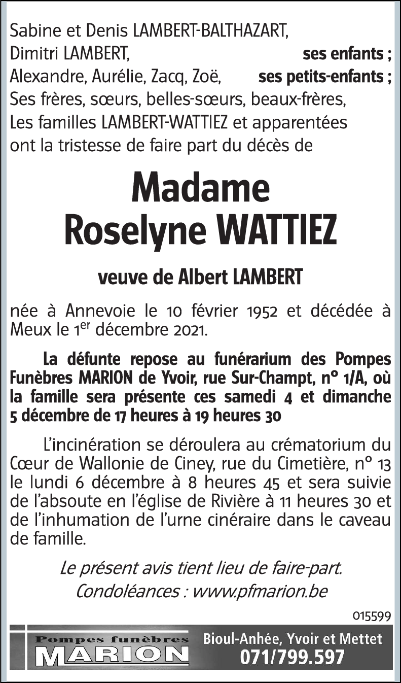 Roselyne WATTIEZ
