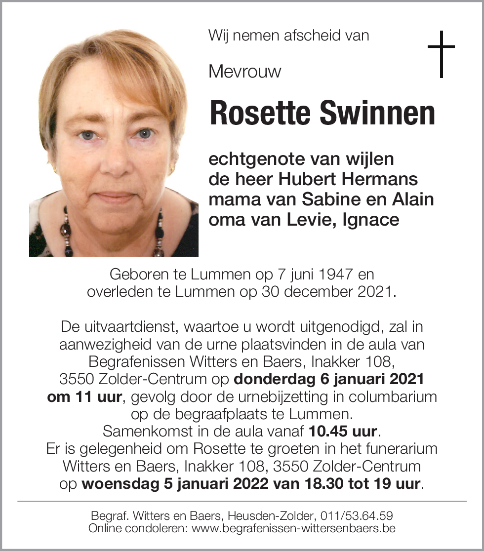 Rosette Swinnen