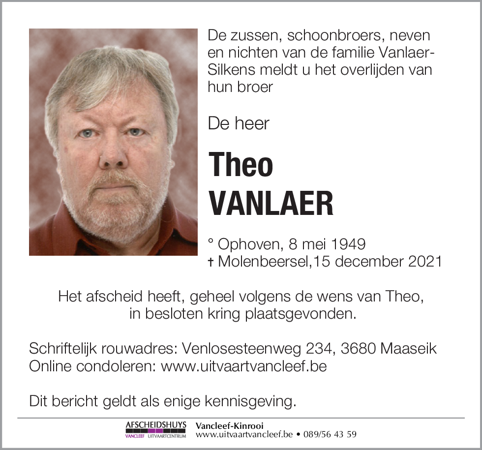 Theo Vanlaer