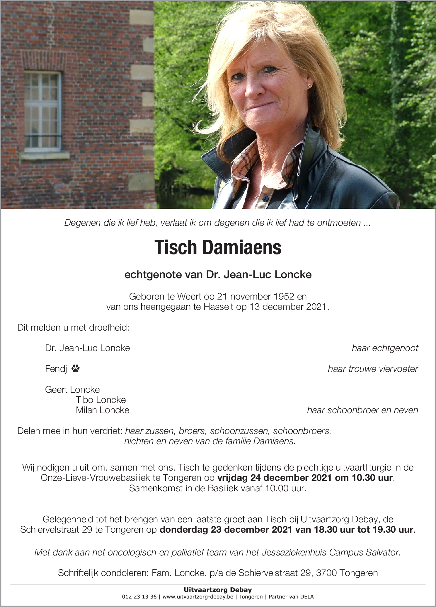 Tisch Damiaens