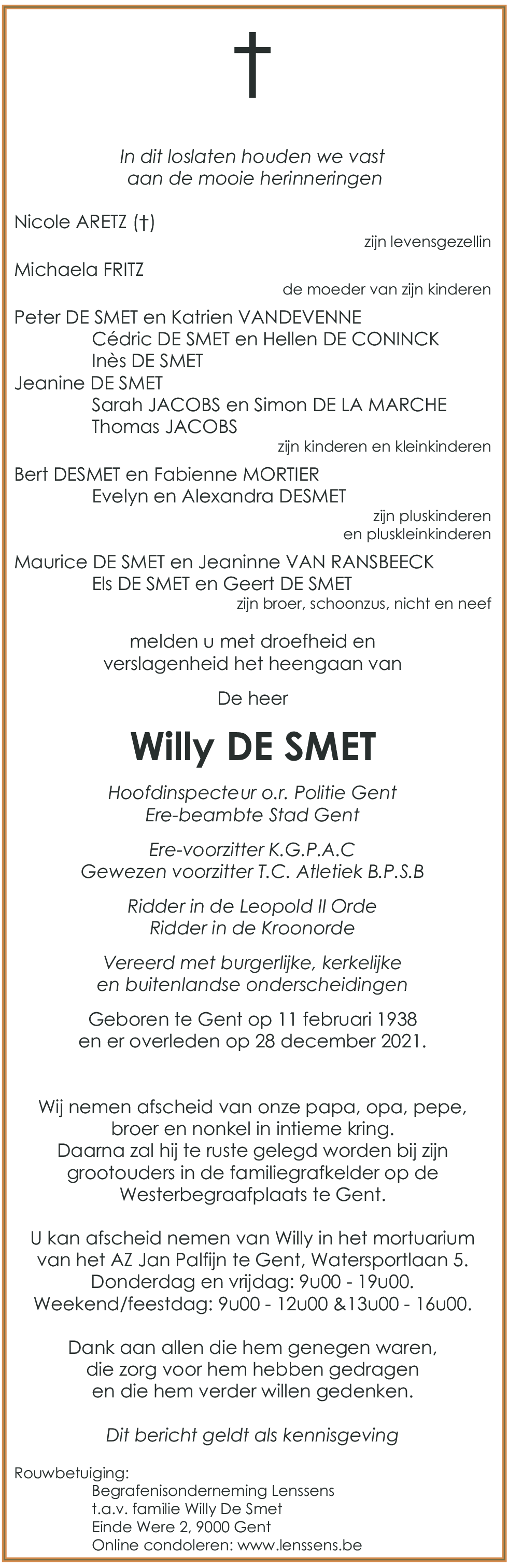 Willy De Smet