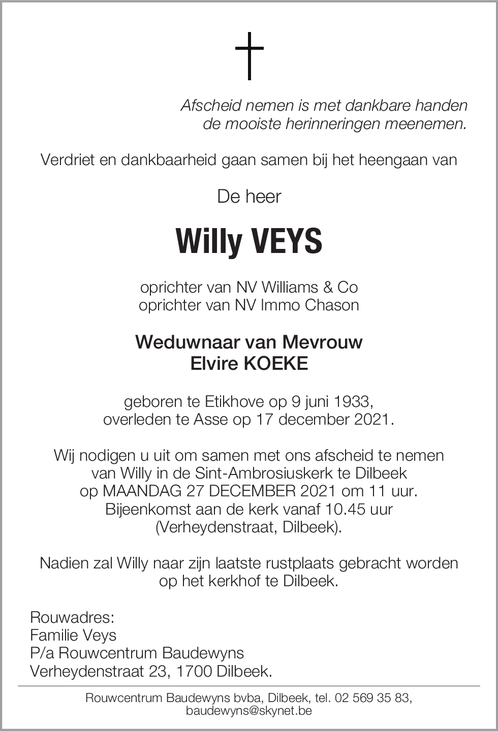 Willy Veys