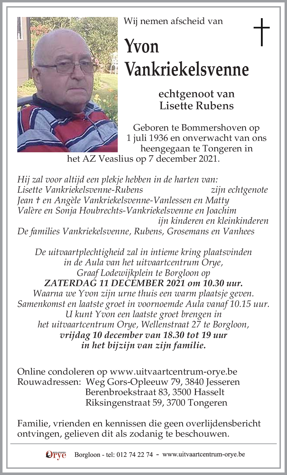 Yvon Vankriekelsvenne