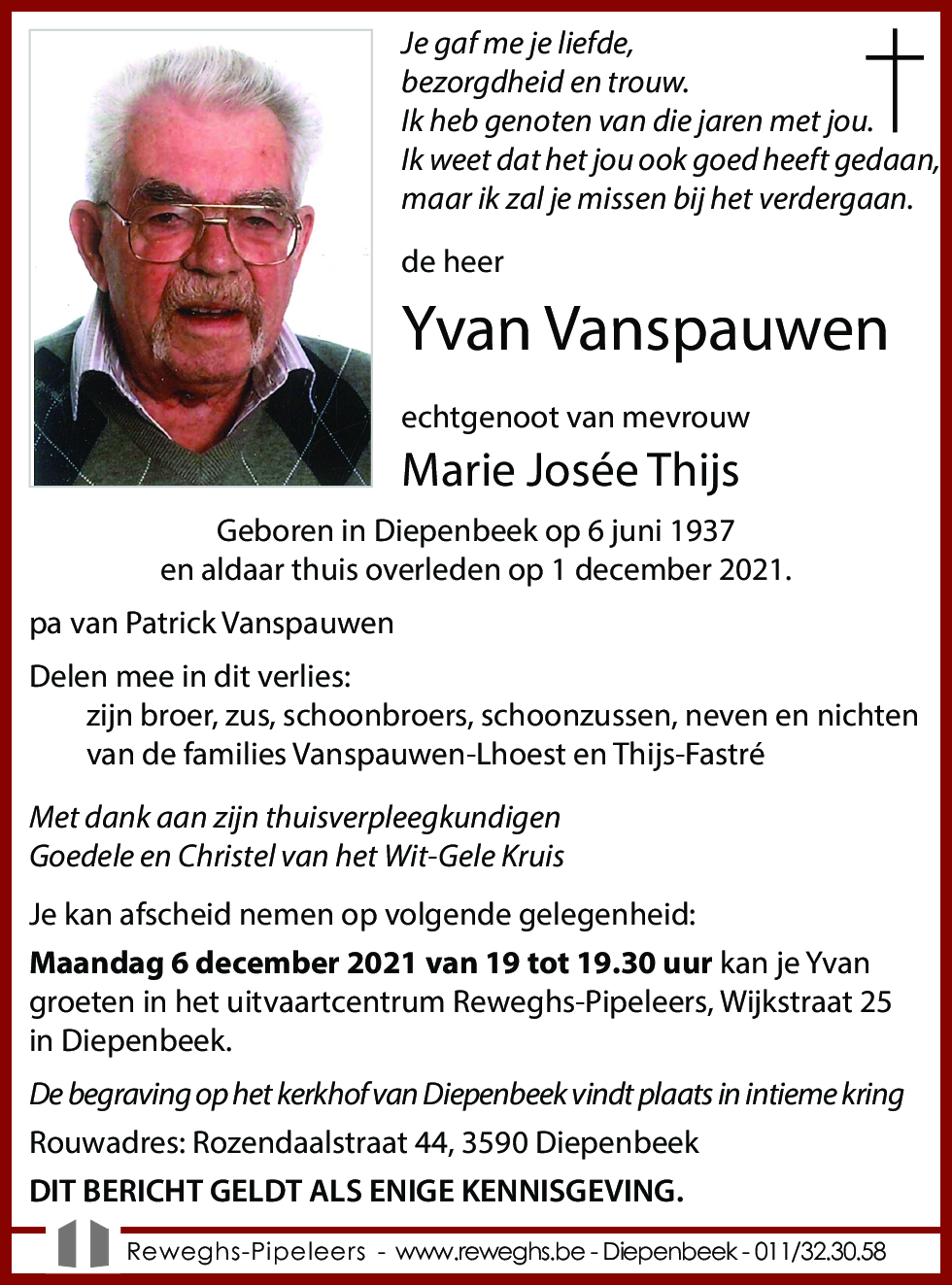 Yvon Vanspauwen