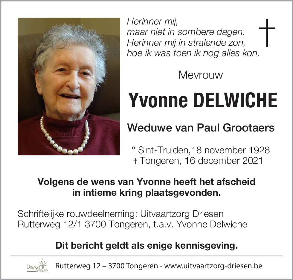 Yvonne Delwiche