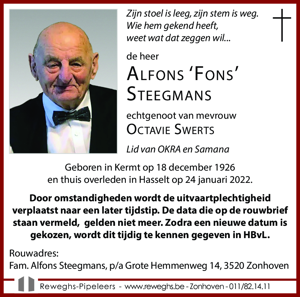 Alfons 'Fons' Steegmans