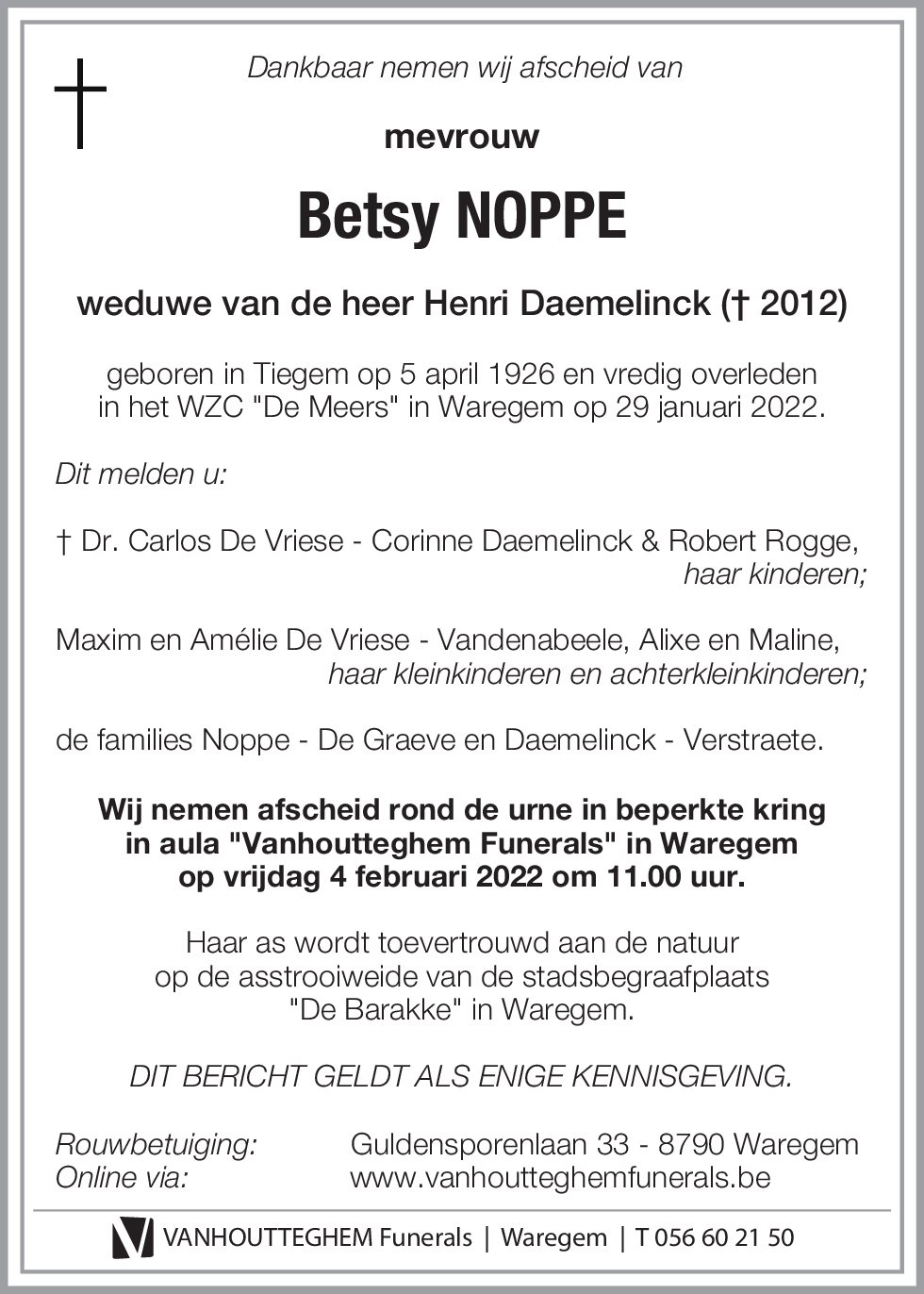 Betsy NOPPE