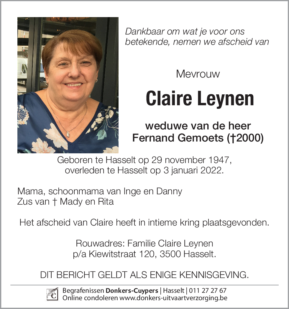 Claire Leynen