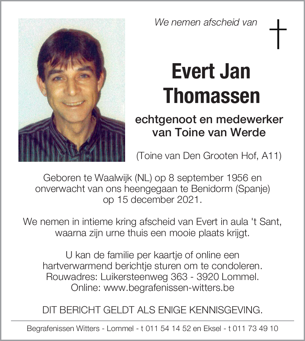 Evert Jan Thomassen