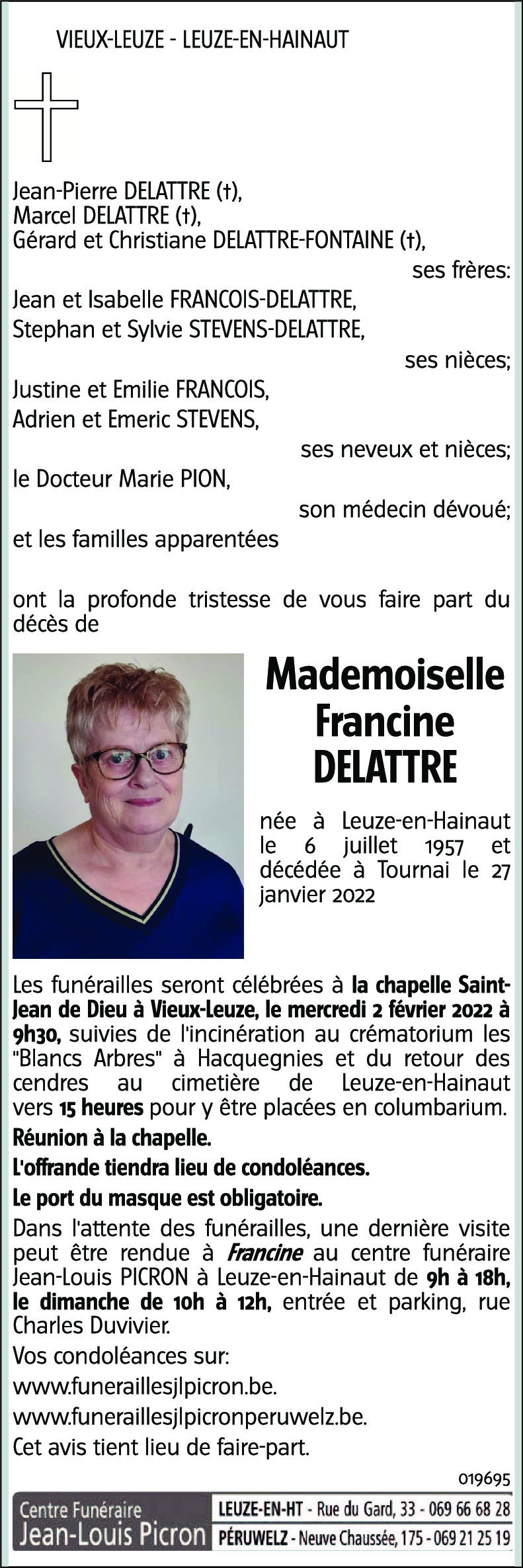 Francine DELATTRE