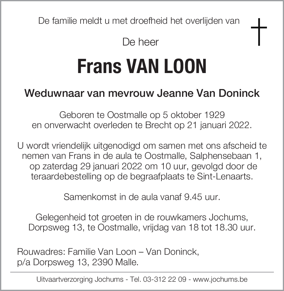 Frans Van Loon