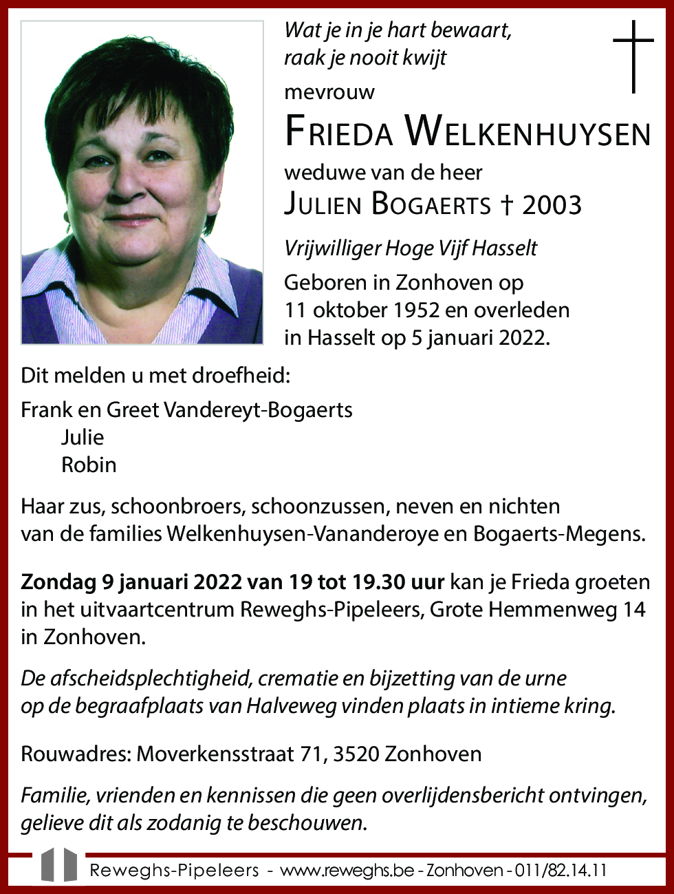 Frieda Welkenhuysen