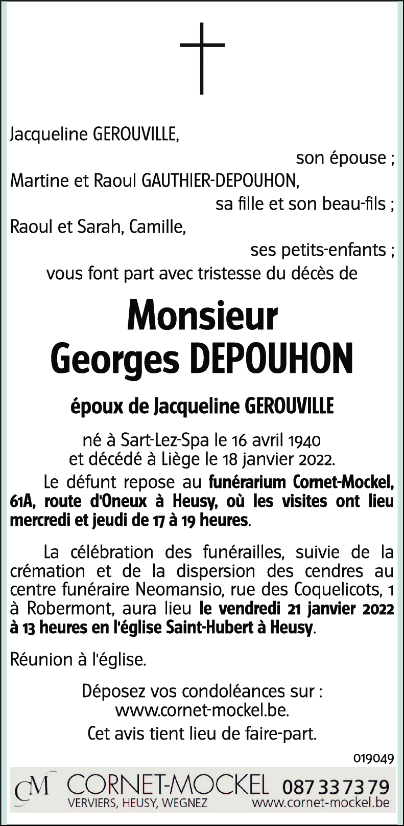 Georges DEPOUHON