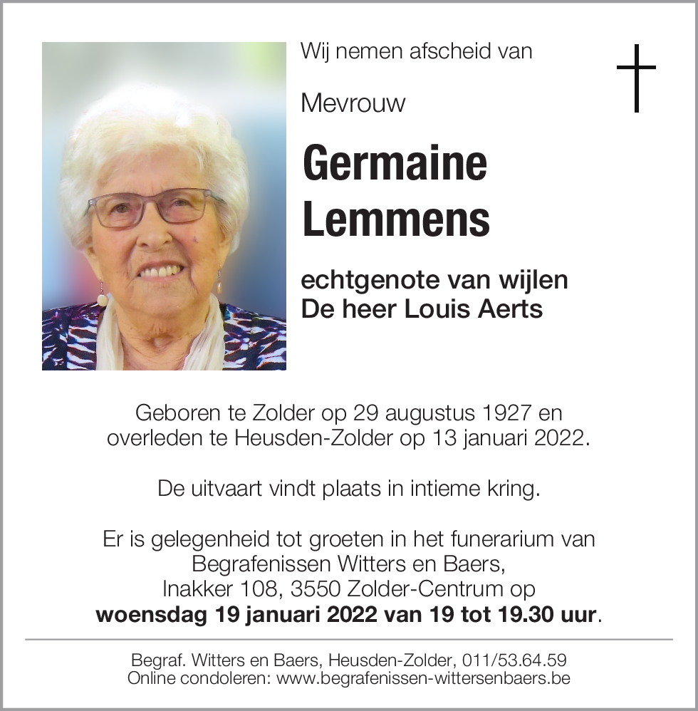 Germaine Lemmens