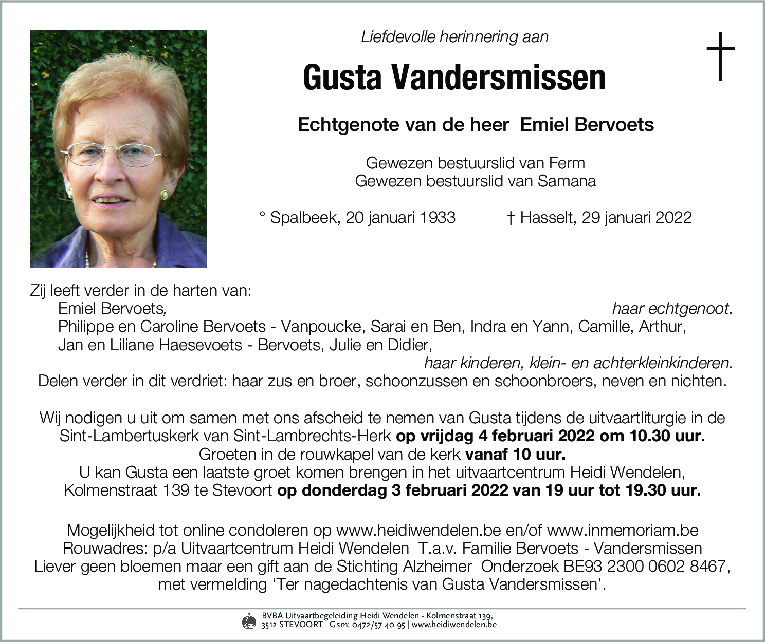 Gusta Vandersmissen