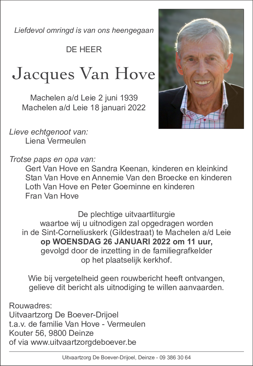 Jacques Van Hove