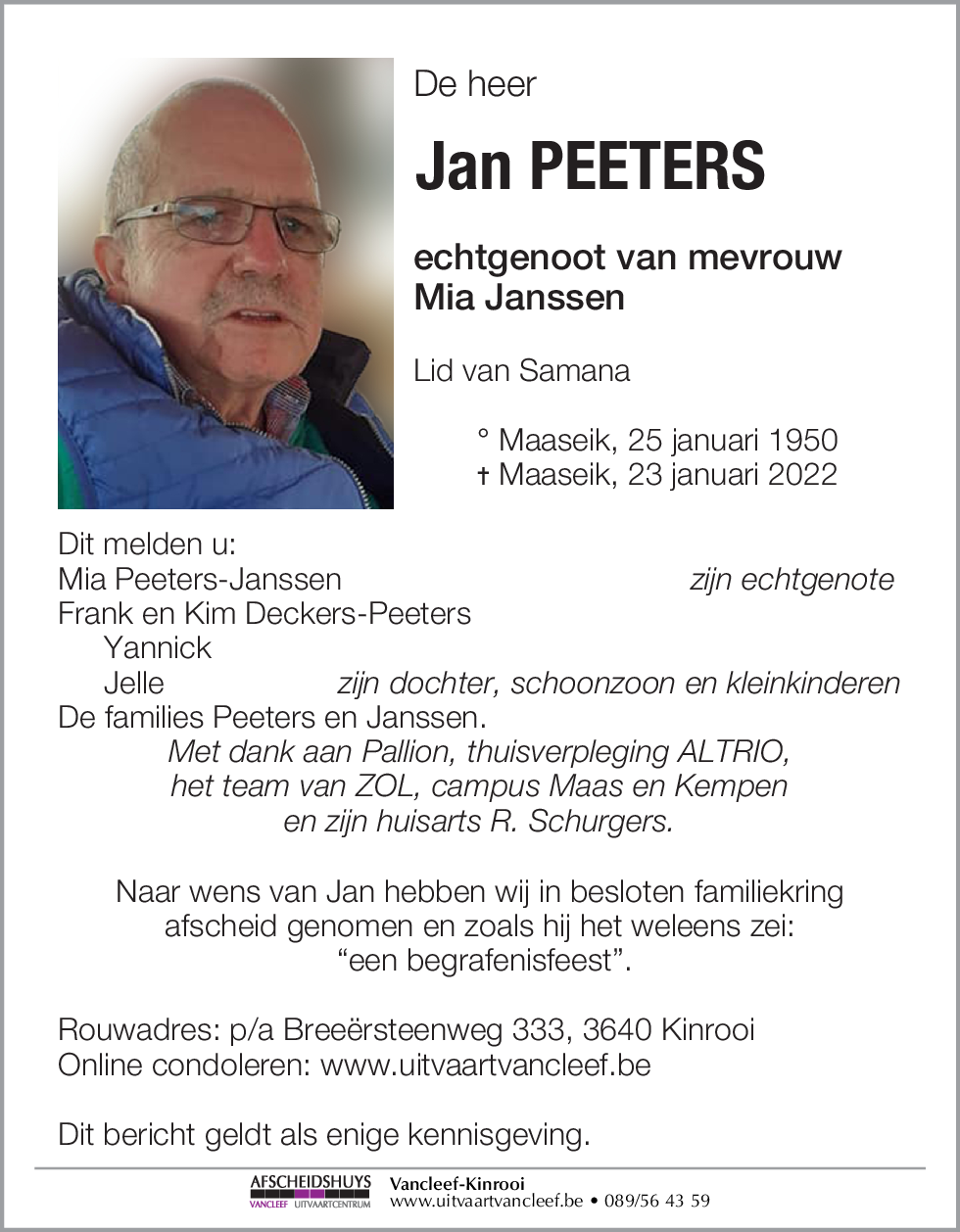 Jan Peeters