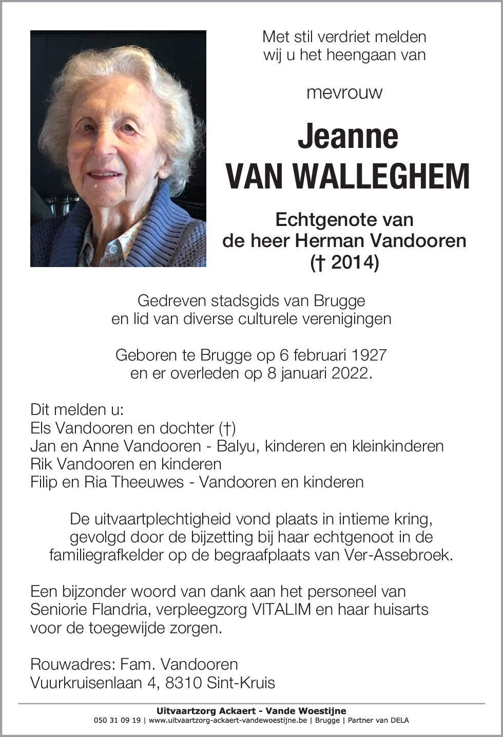 Jeanne Van Walleghem