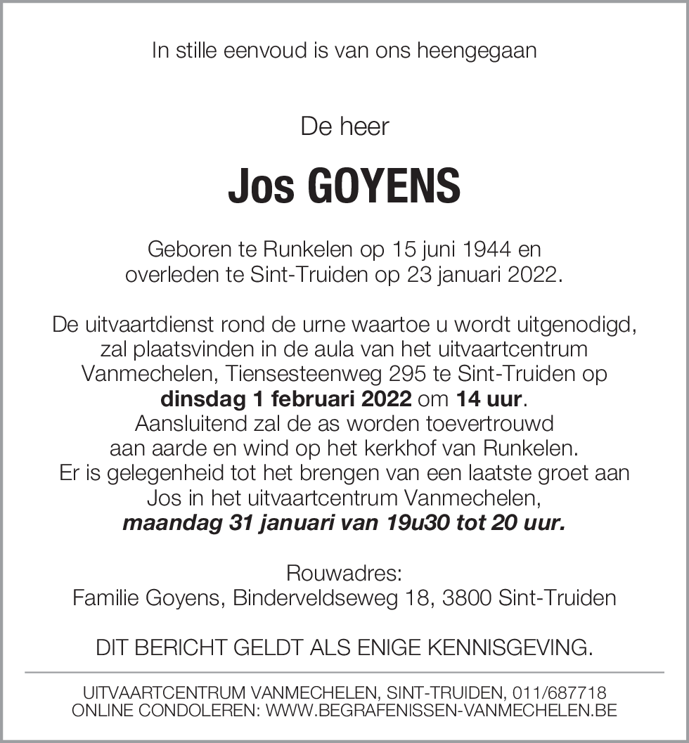 Joseph Goyens