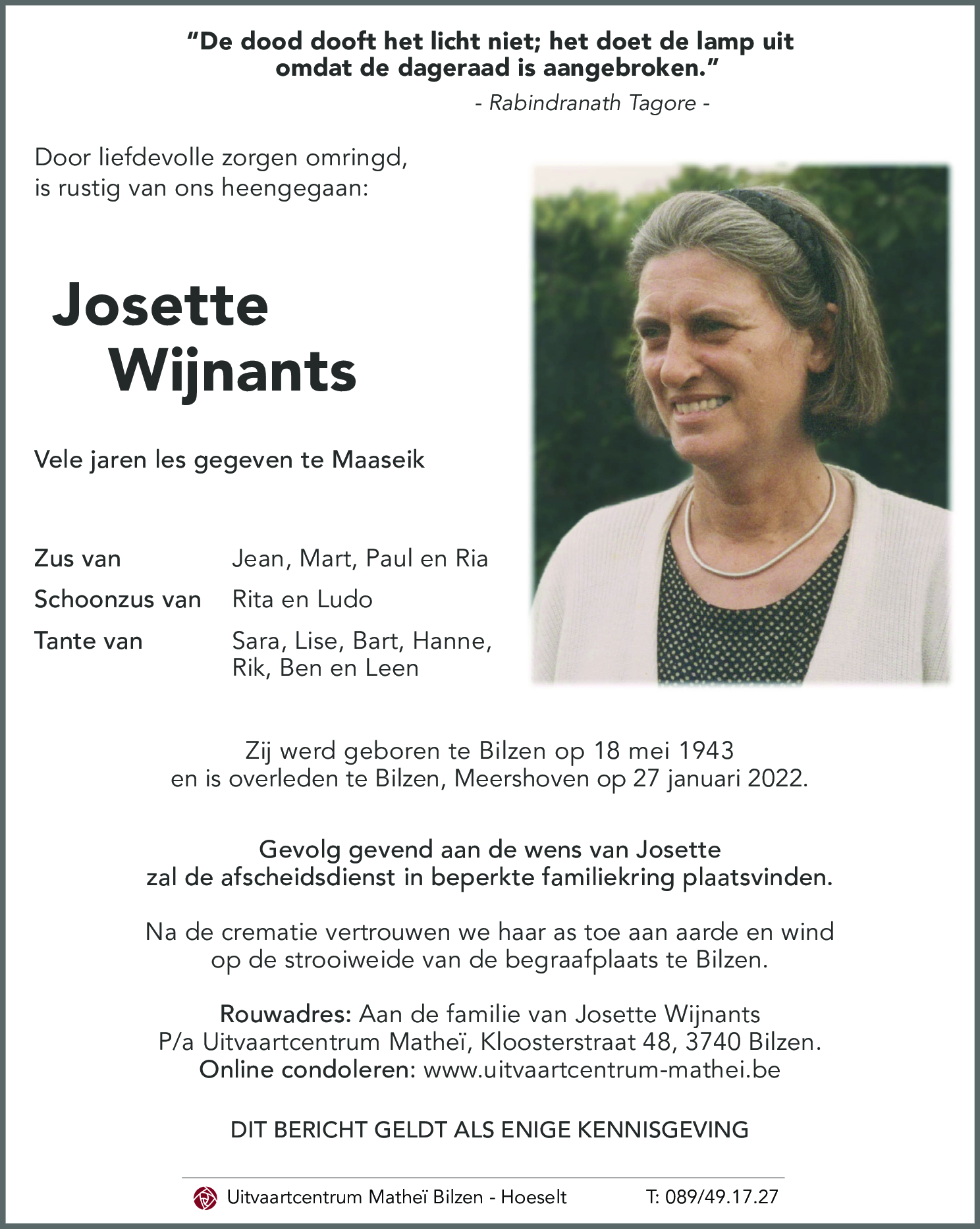 Josette WIJNANTS