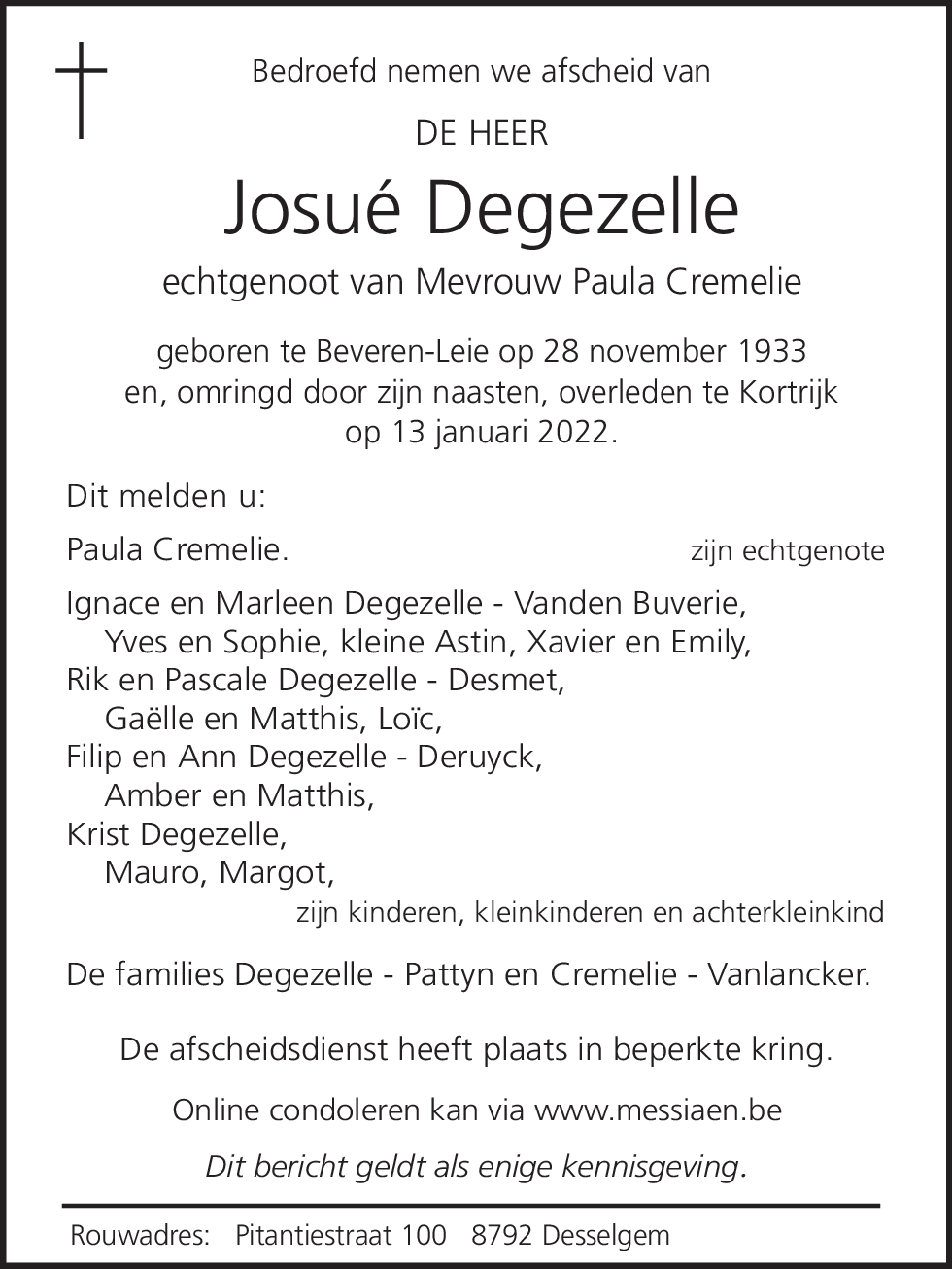 Josué Degezelle