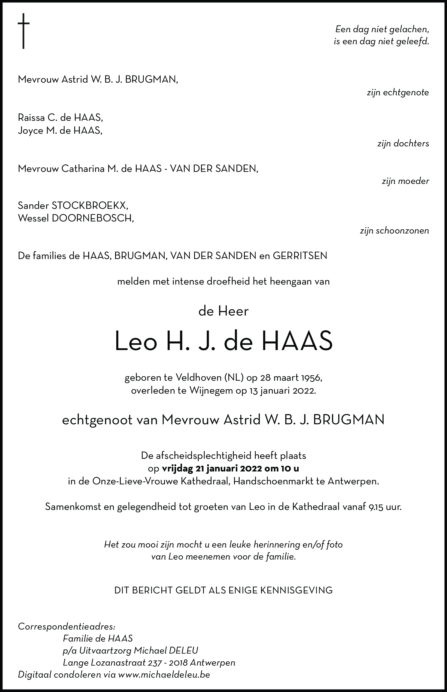 Leonardus de Haas