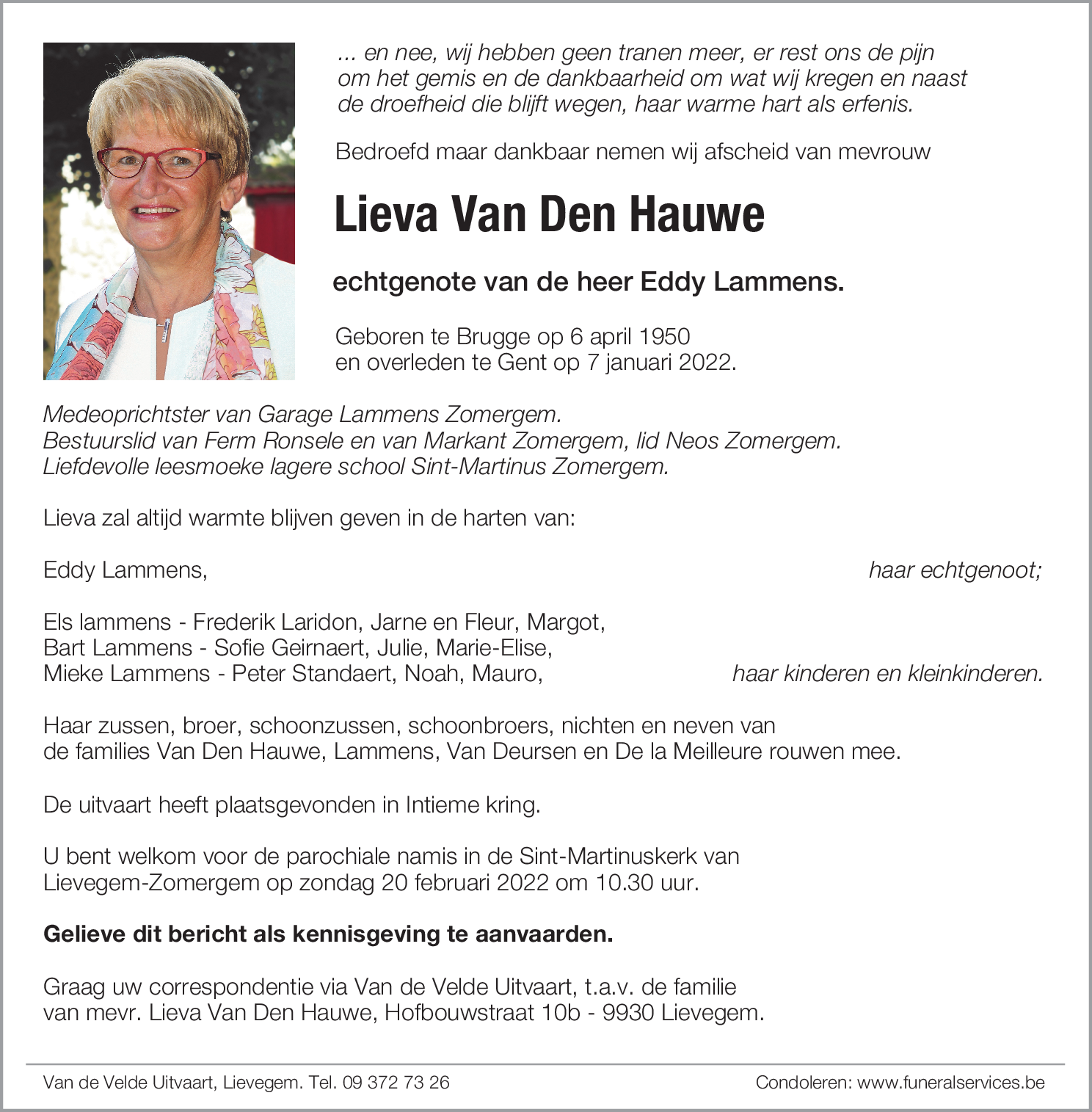 Lieva Van Den Hauwe