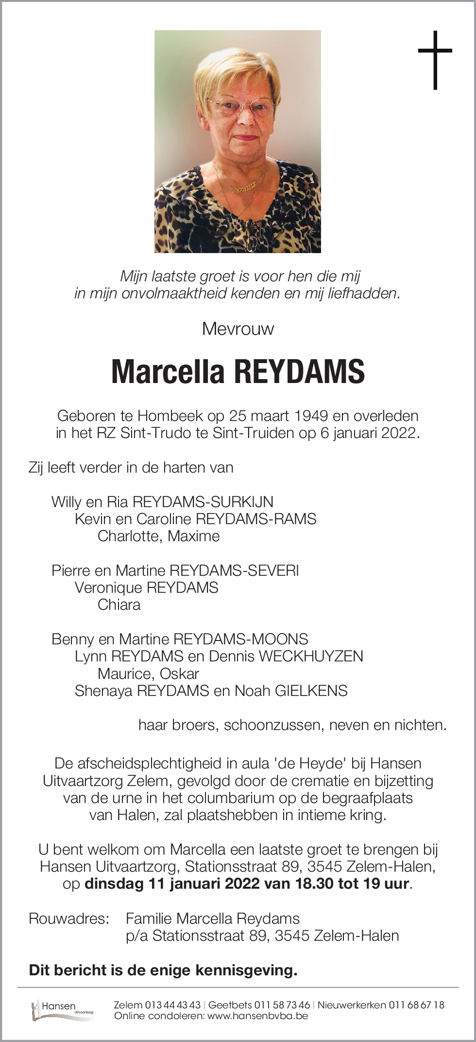 Marcella REYDAMS