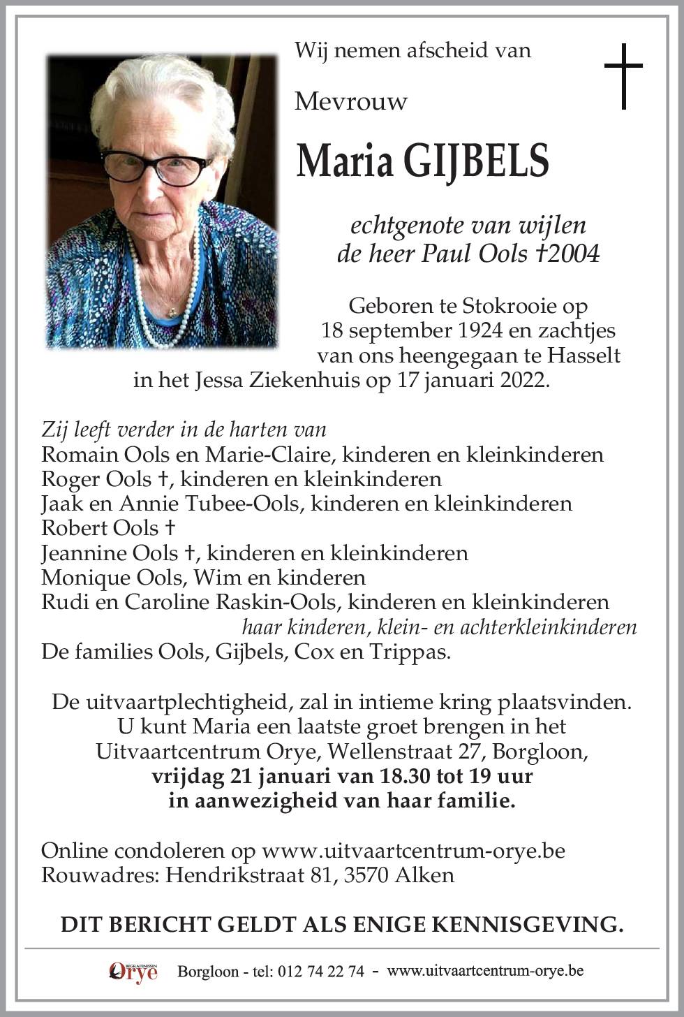 Maria Gijbels