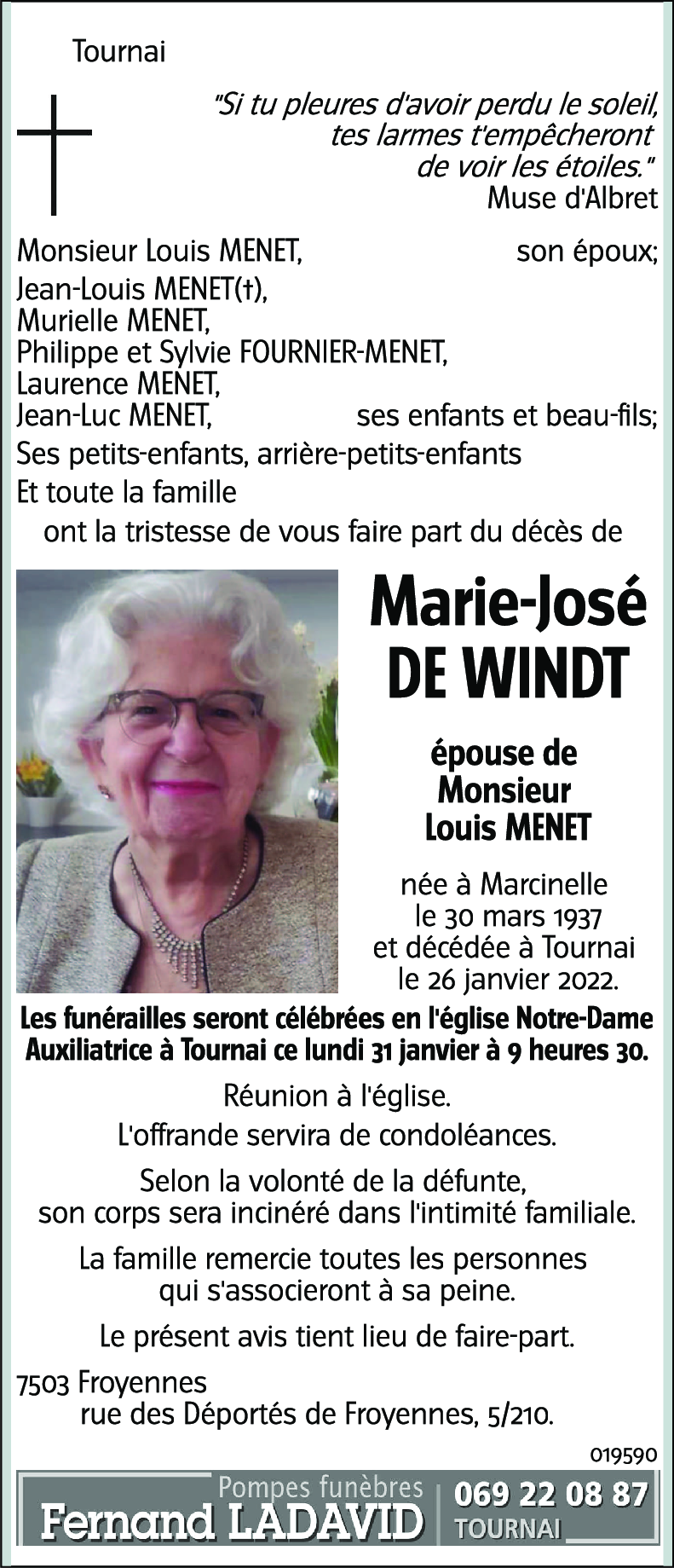 Marie-José DE WINDT