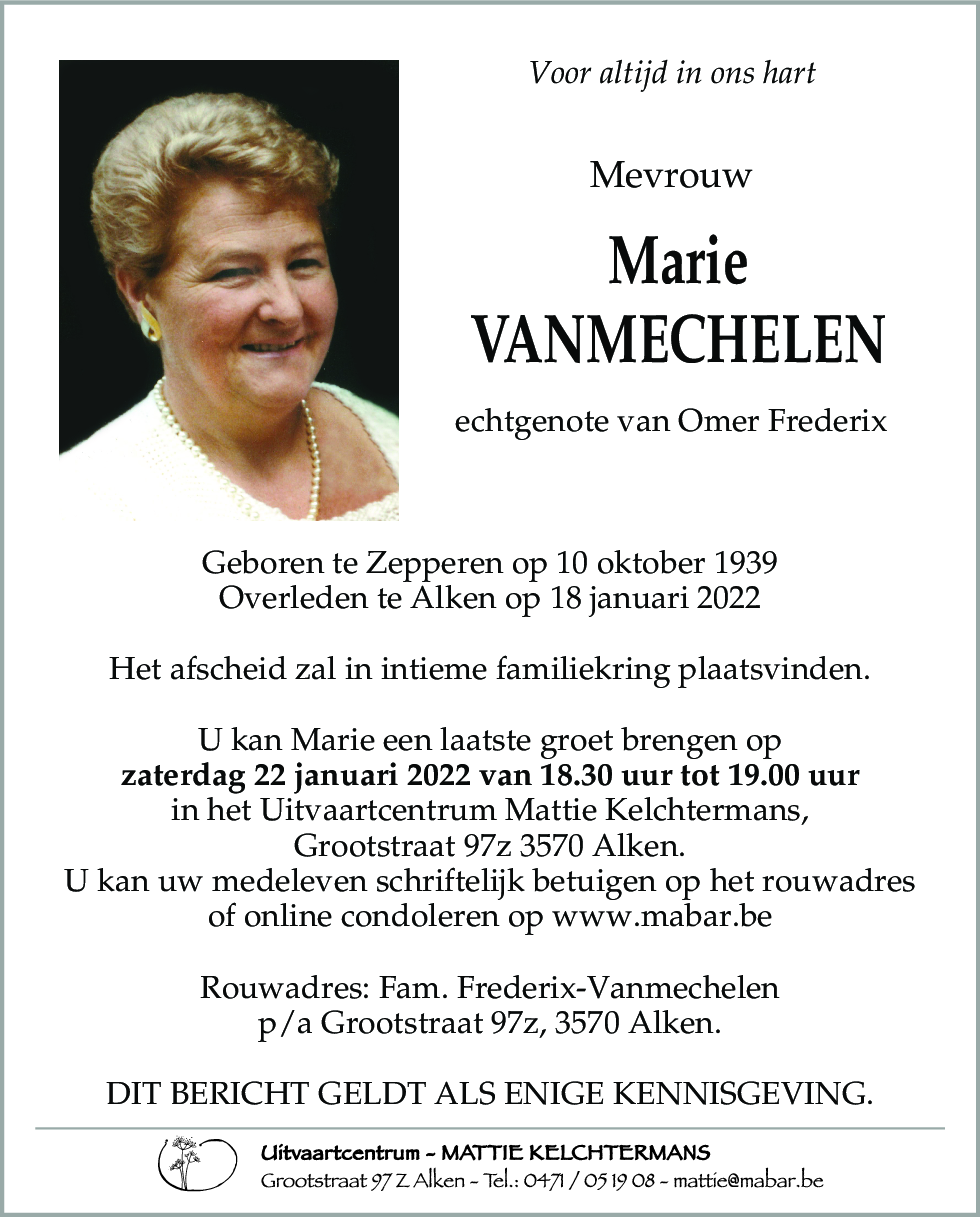 Marie Vanmechelen