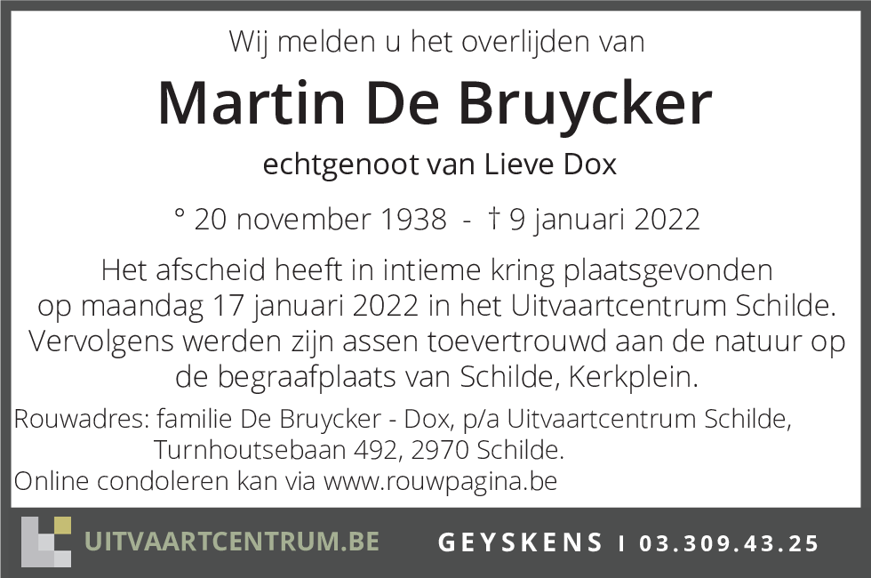 Martin De Bruycker