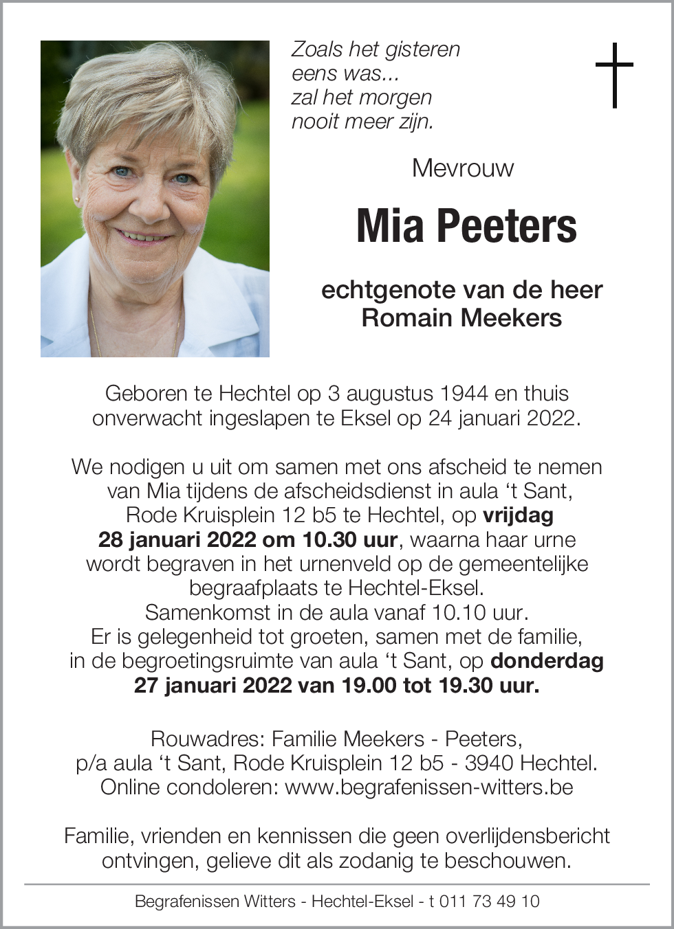 Mia Peeters