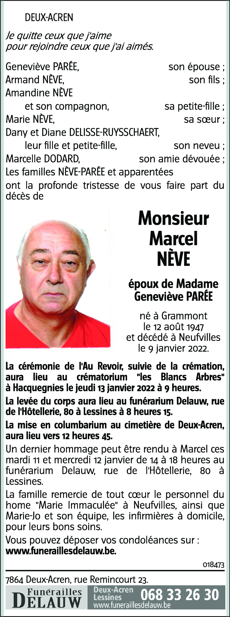 NÈVE Marcel