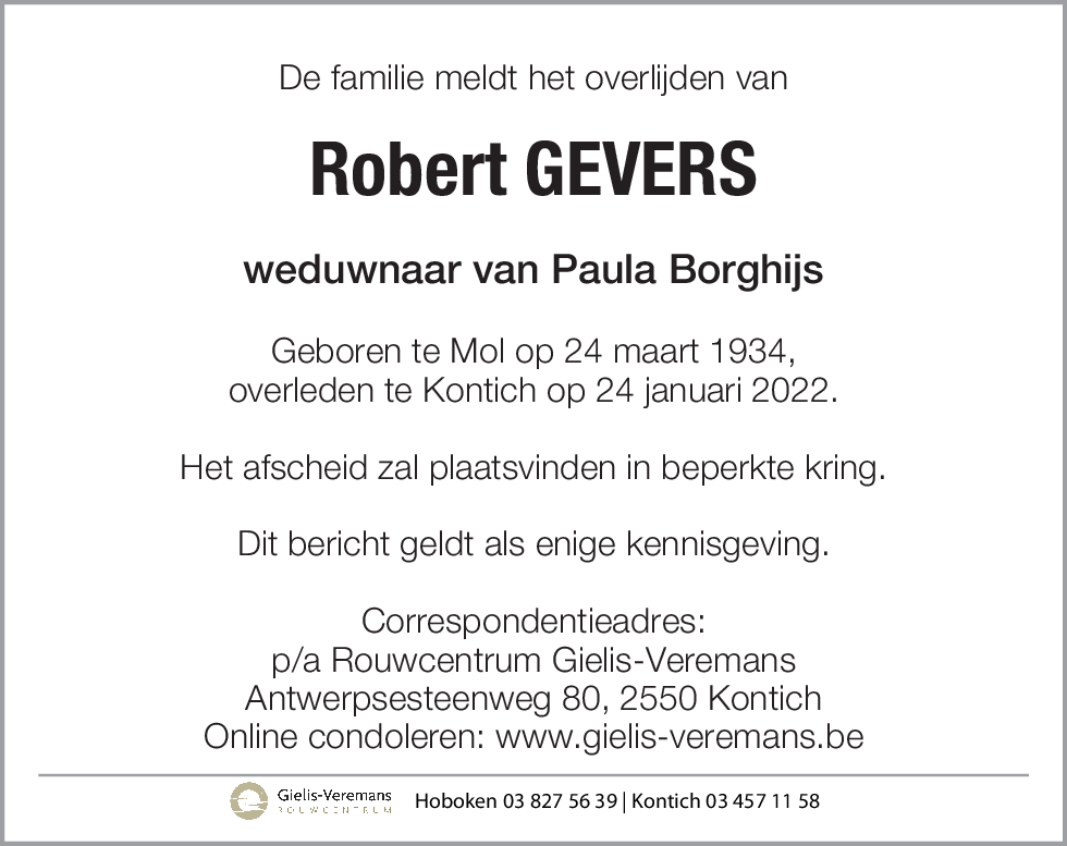 Robert Gevers