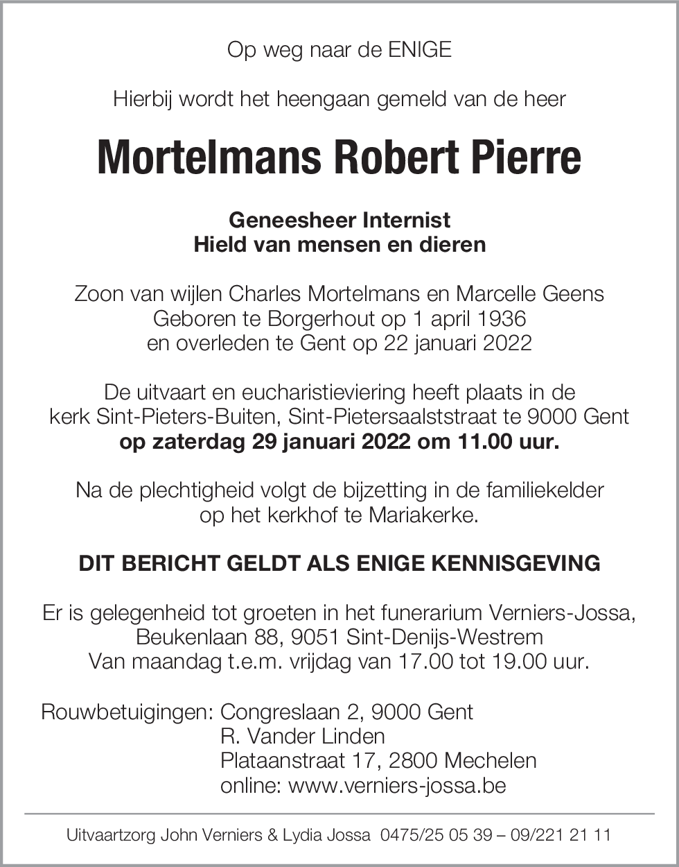 Robert Pierre Mortelmans