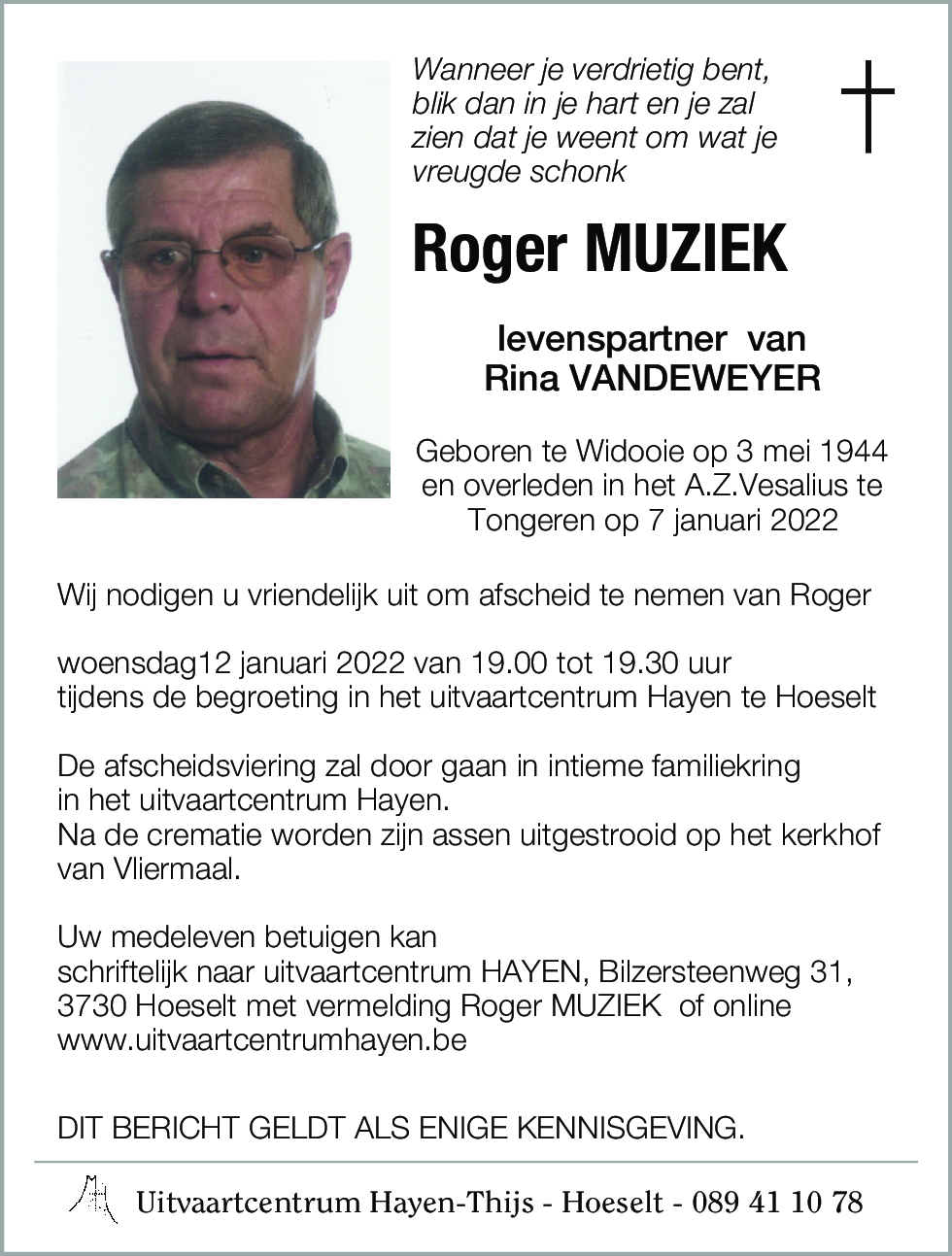Roger MUZIEK