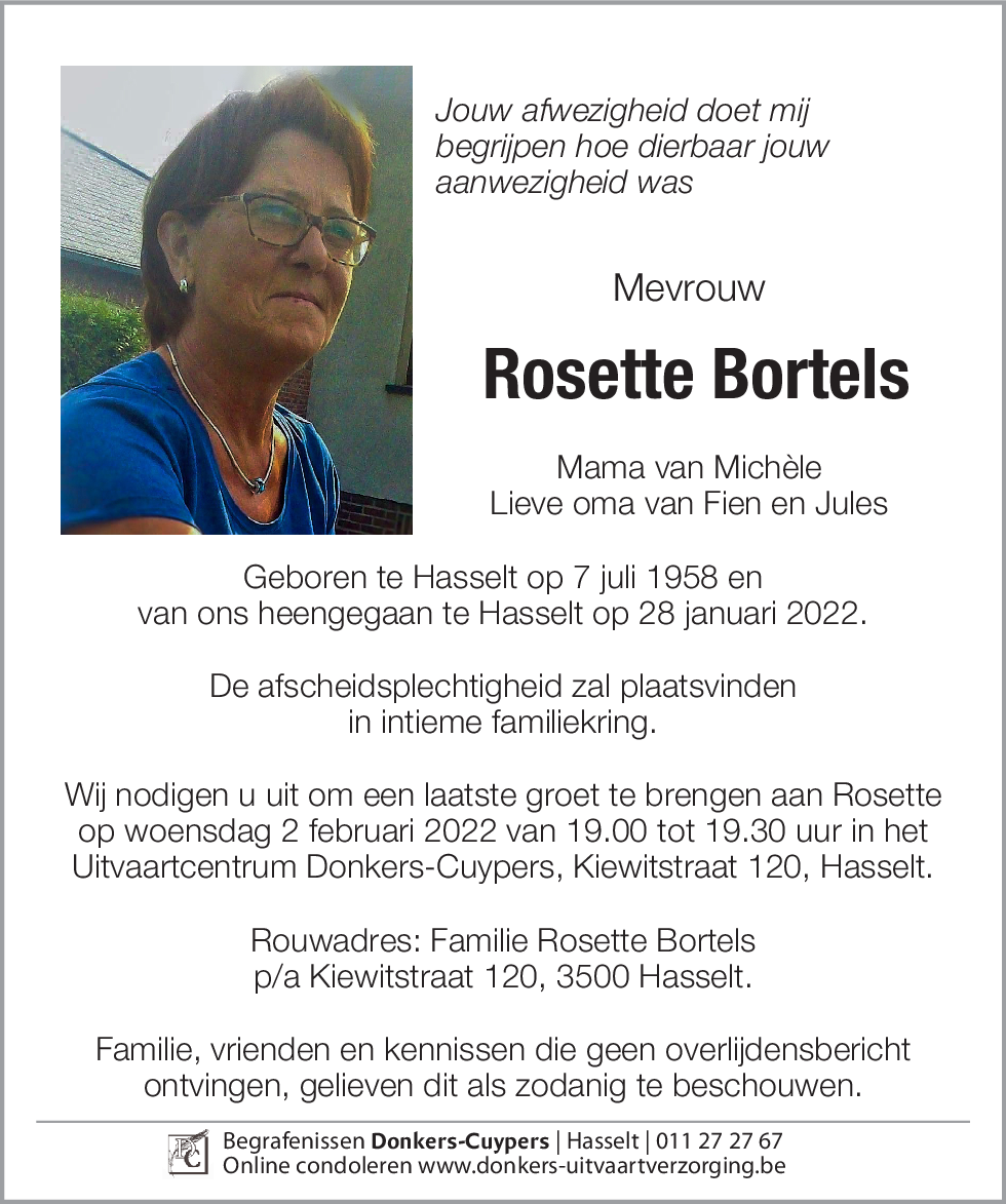 Rosette Bortels