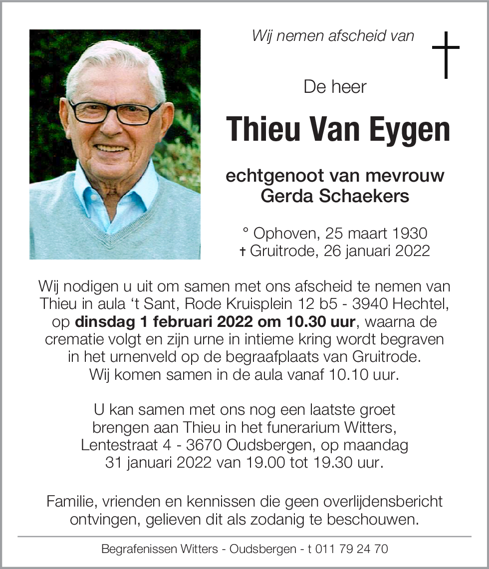 Thieu Van Eygen