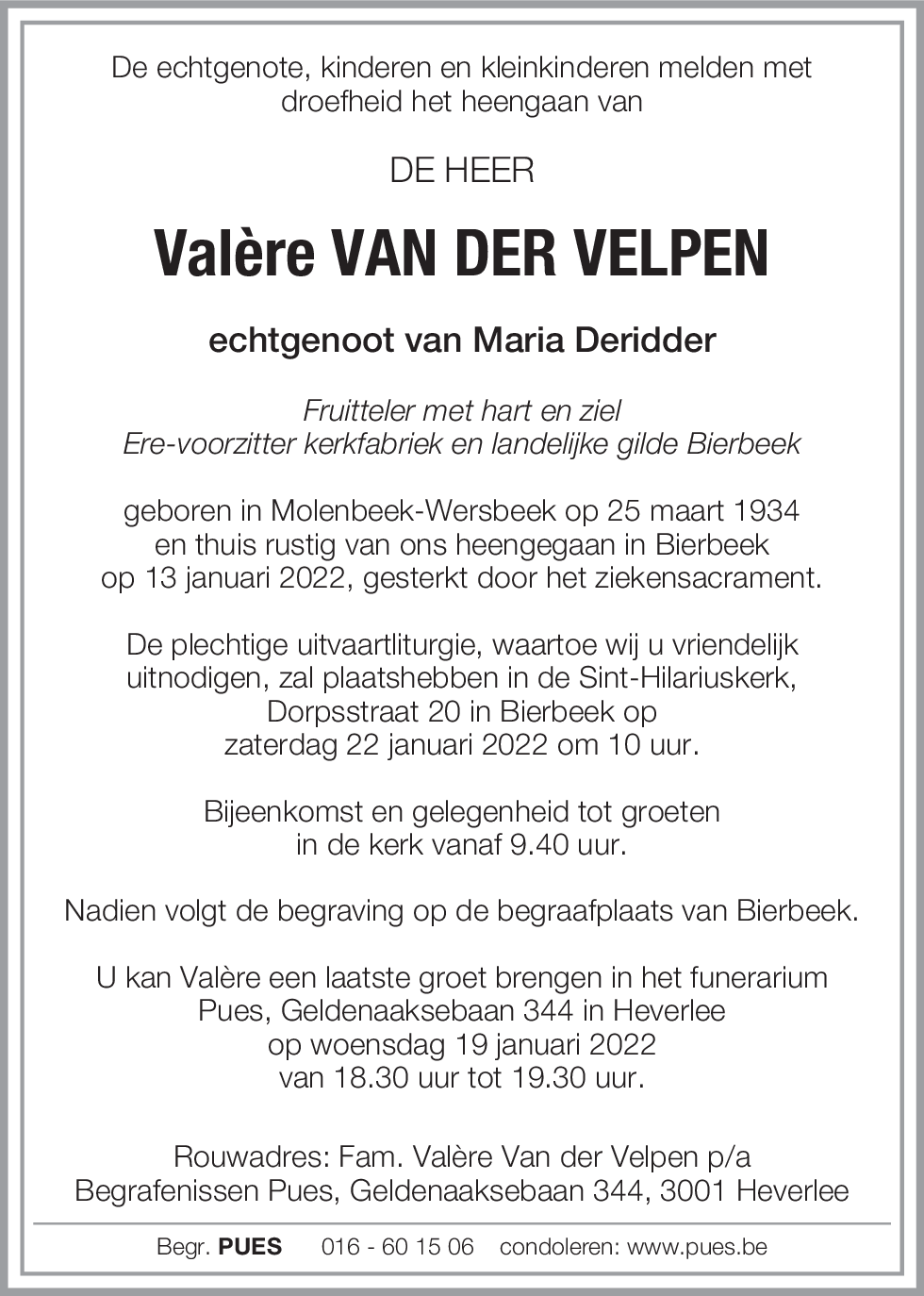 Valère Van der Velpen