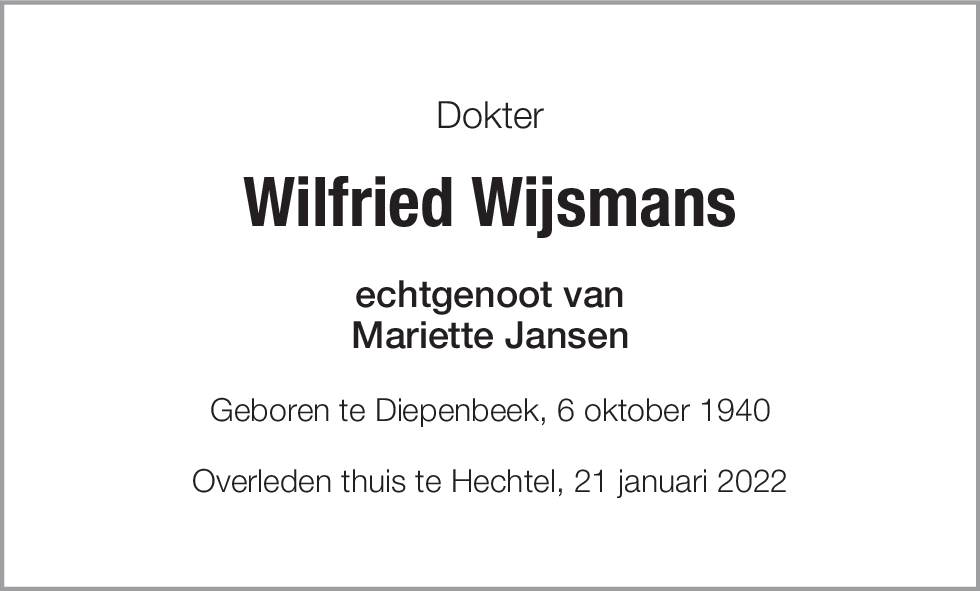 Wilfried Wijsmans