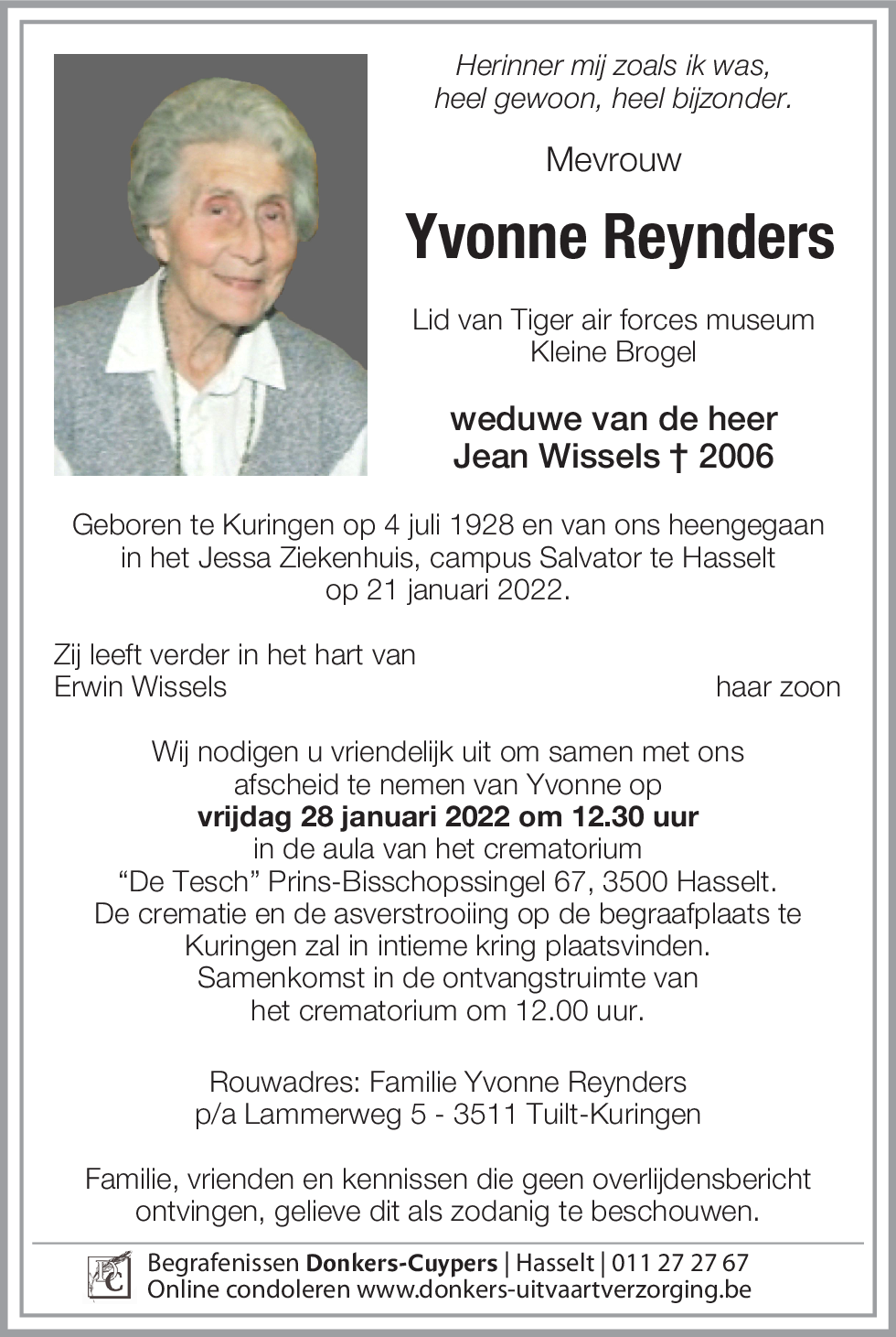 Yvonne Reynders