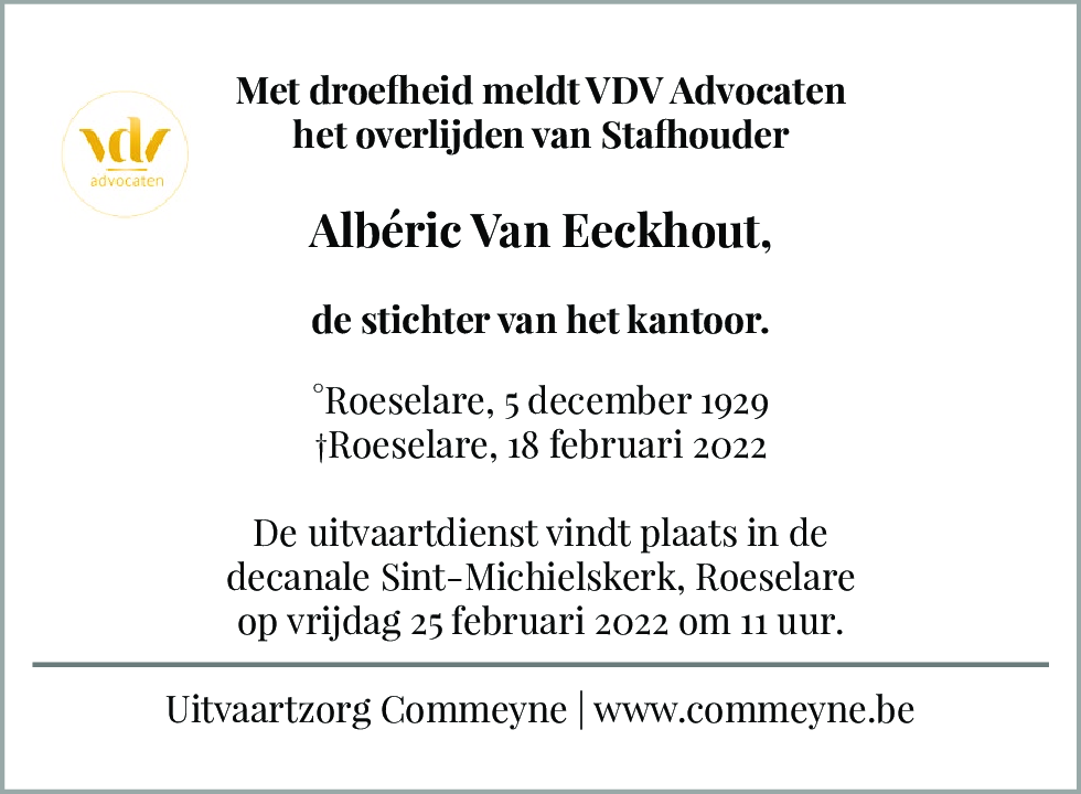 Albéric Van Eeckhout