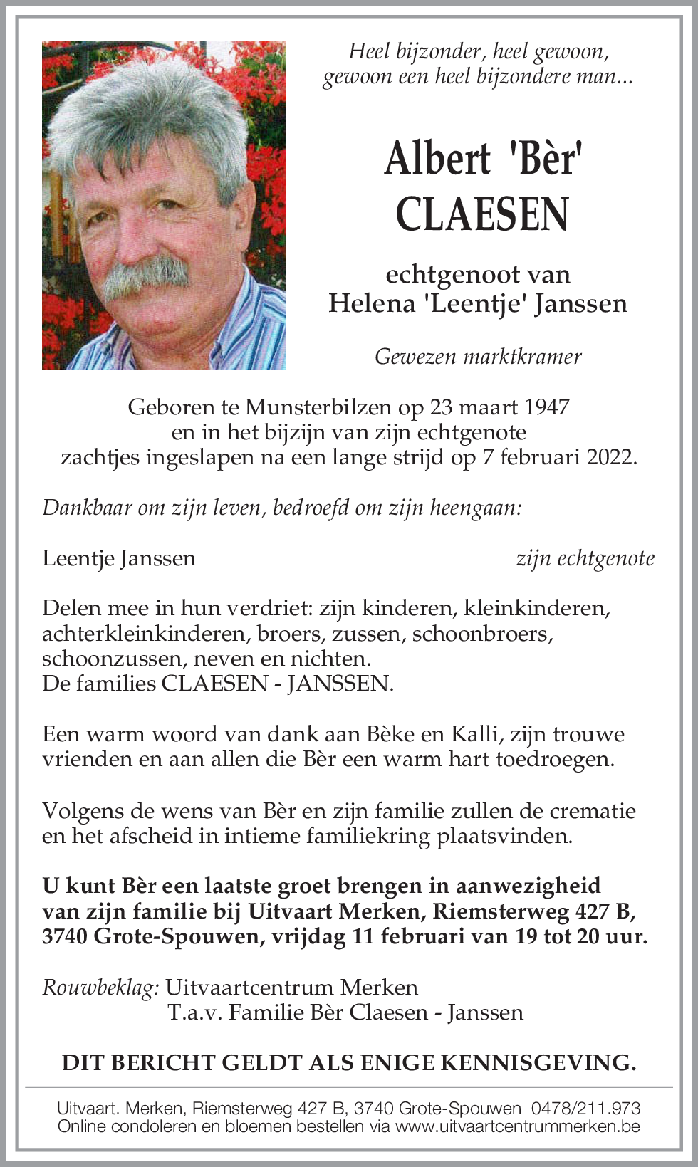 Albert Claesen